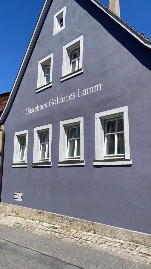 Gaestehaus Goldenes Lamm Rothenburg ob der Tauber Exterior foto